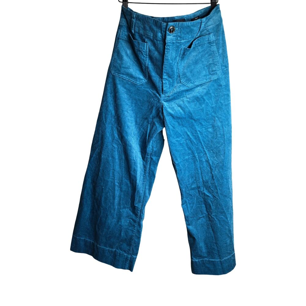 Anthropologie by Maeve Blue Corduroy Wide-Leg Pants Size: 32